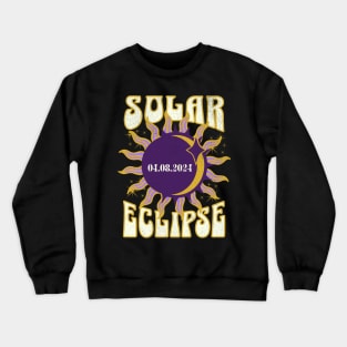 Solar Eclipse Vintage Crewneck Sweatshirt